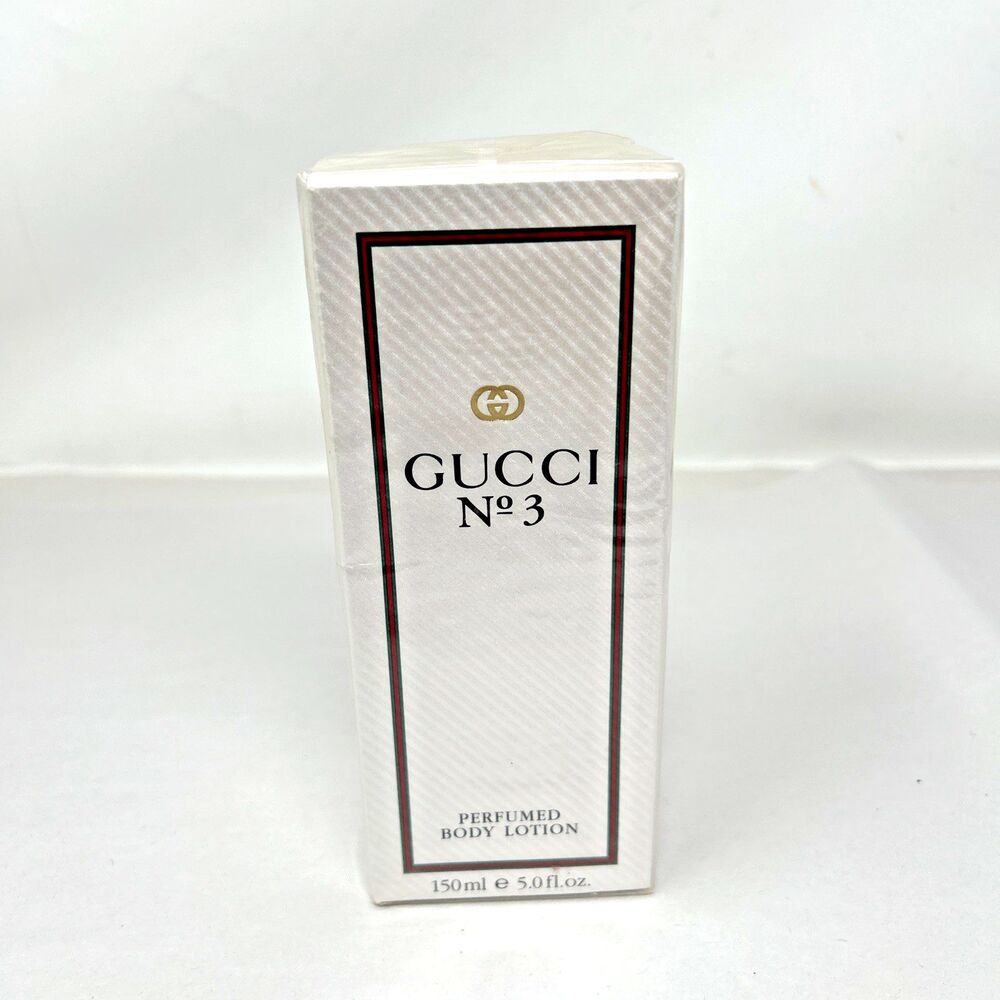 Vintage GUCCI No.3 Perfumed Body Lotion 150 ML 5.0 fl oz New Sealed
